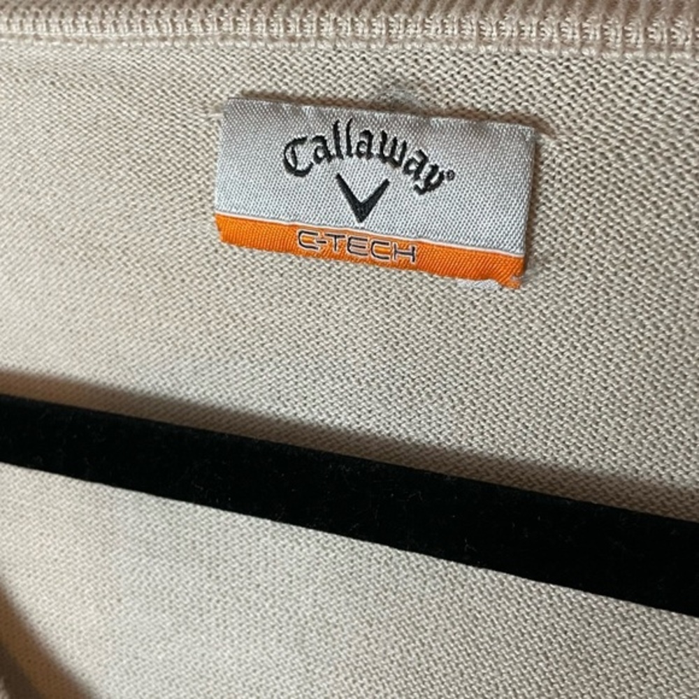 Callaway C-Tech Golf Tan Blue Black Harlequin Argyle 100% Cotton Mens Size XXL - Picture 3 of 5